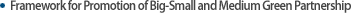 Framework for Promotion of Big-Small and Medium Green Partnership