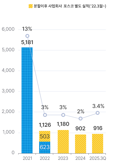 2021 5181,13%. 22 ȸ   (22 3 12)503 625. 2022   1126, 3%. 2023 1180, 3%. 2024 902, 2%. 2025-3Q 916, 3.4%%